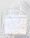 Take me to Greece! Large Diamonds Tote Bag! in White