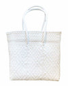 Take me to Greece! Large Diamonds Tote Bag! in White