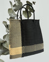 Crossed Paths Tote Bag! In our Black and Cream Colors