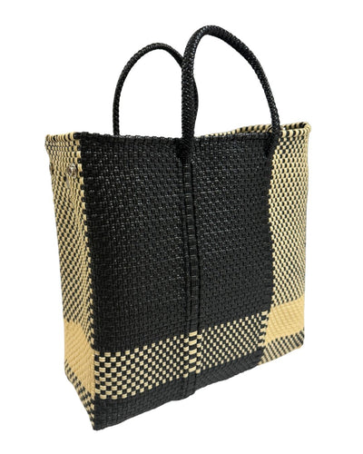 Crossed Paths Tote Bag! In our Black and Cream Colors