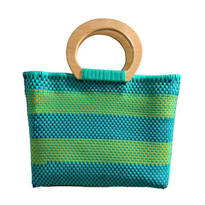 Wooden Handles Mini Totes!