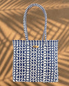 Just Got Paid Energy Tote Bag! In Our Limited Edition style!! in White & Navy Blue