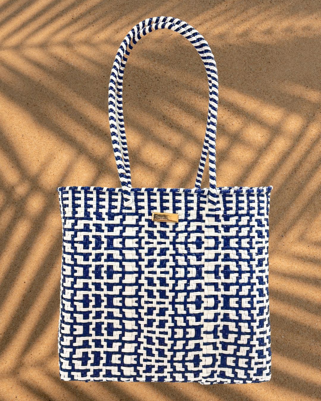 Just Got Paid Energy Tote Bag! In Our Limited Edition style!! in White & Navy Blue