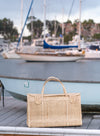 Perfect Picnic and Travel Duffle Bag made sustainably by hand from dried Palm Trees